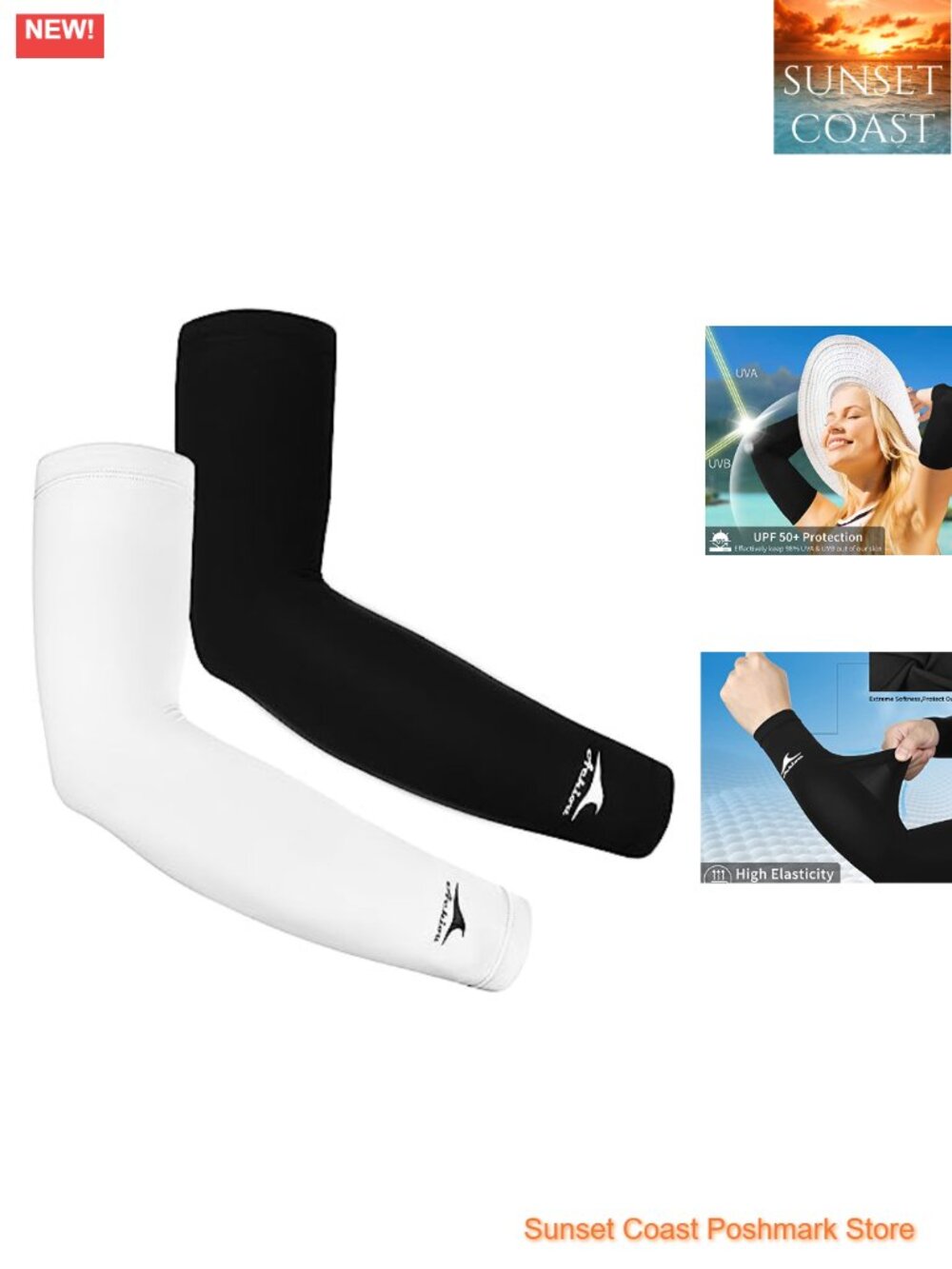 Cooling Ice Silk Arm Sleeves for Women UPF 50+ UV Protection Volleyball